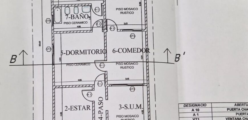 VENTA VIVIENDA SOBRE CALLE SUIPACHA